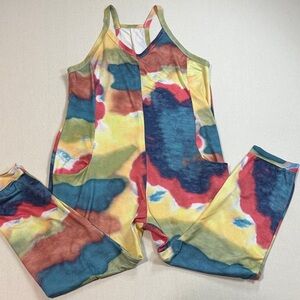 Colorful Women's Jeans Overalls